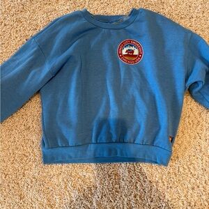 Aviator Nation Sky Blue Crew Neck Sweater
